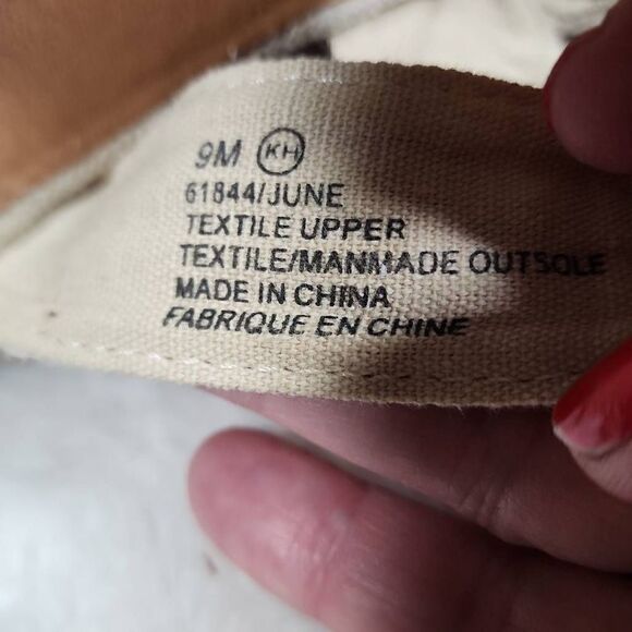 Maurices Women's Beige June Knot Front Cork Wedge Heel Sandals Size 9 - Picture 7 of 10